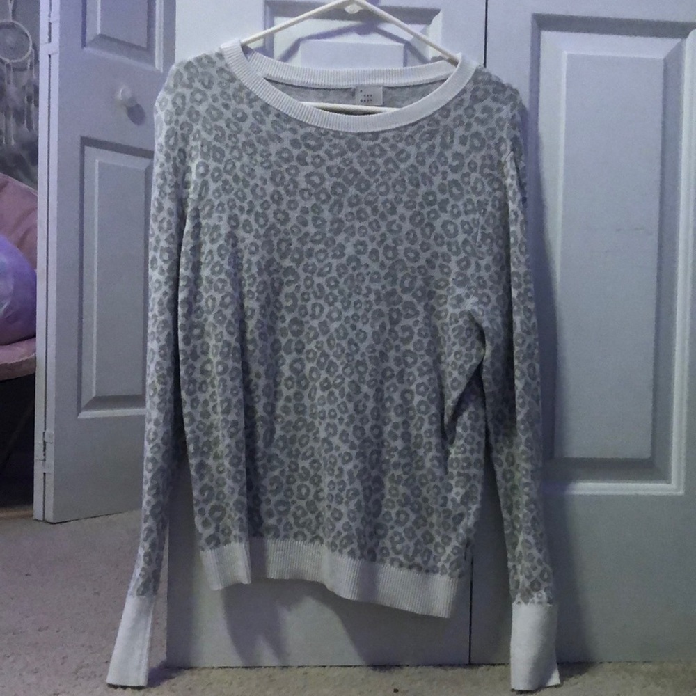 A New Day Cheetah Print Sweater L